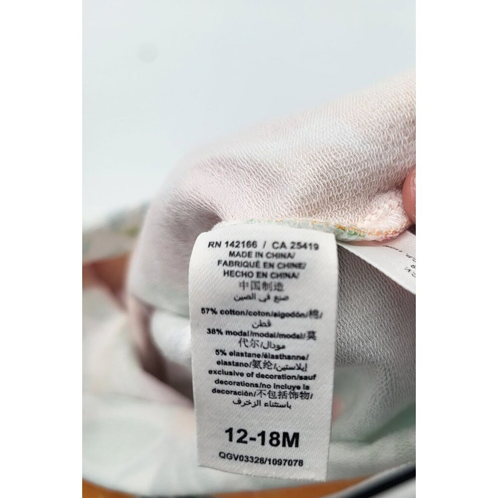 PEEK Baby Girl 2 PC Outfit Cropped Top and Pants Colorful Floral Print 12-18M - Picture 7 of 8